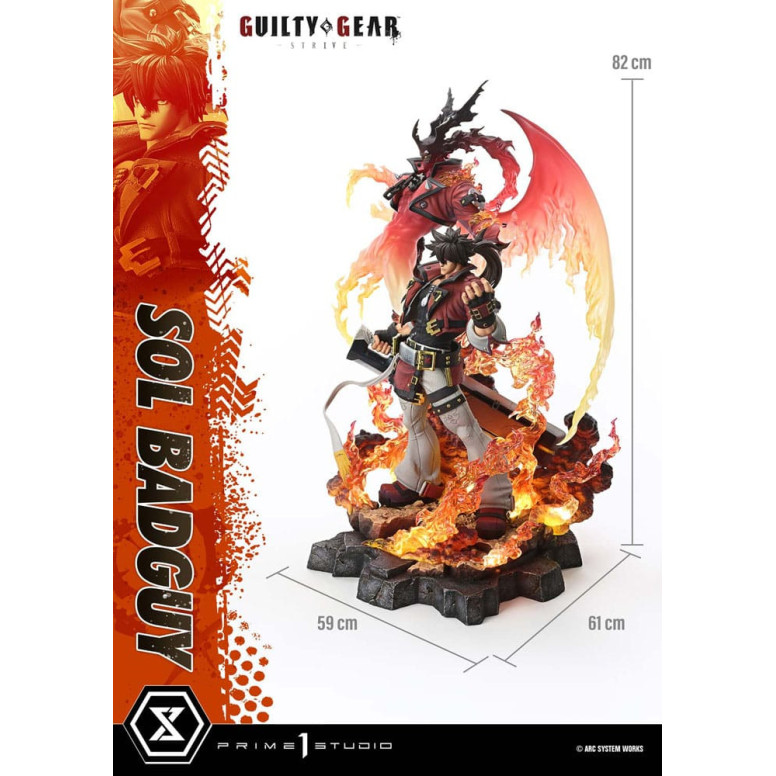 Prime 1 Studio - Guilty gear Strive - Sol Badguy Versione Bonus Serie Premium Masterline 1/4