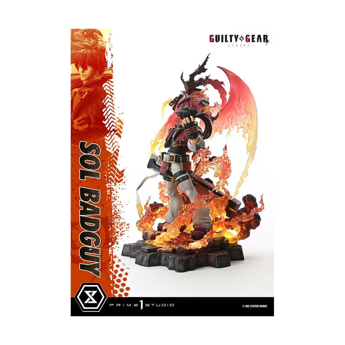 Prime 1 Studio - Guilty gear Strive - Sol Badguy Versione Bonus Serie Premium Masterline 1/4