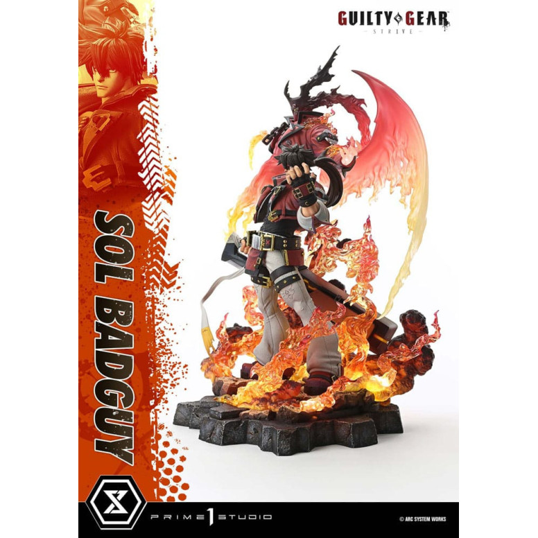 Prime 1 Studio - Guilty gear Strive - Sol Badguy Versione Bonus Serie Premium Masterline 1/4