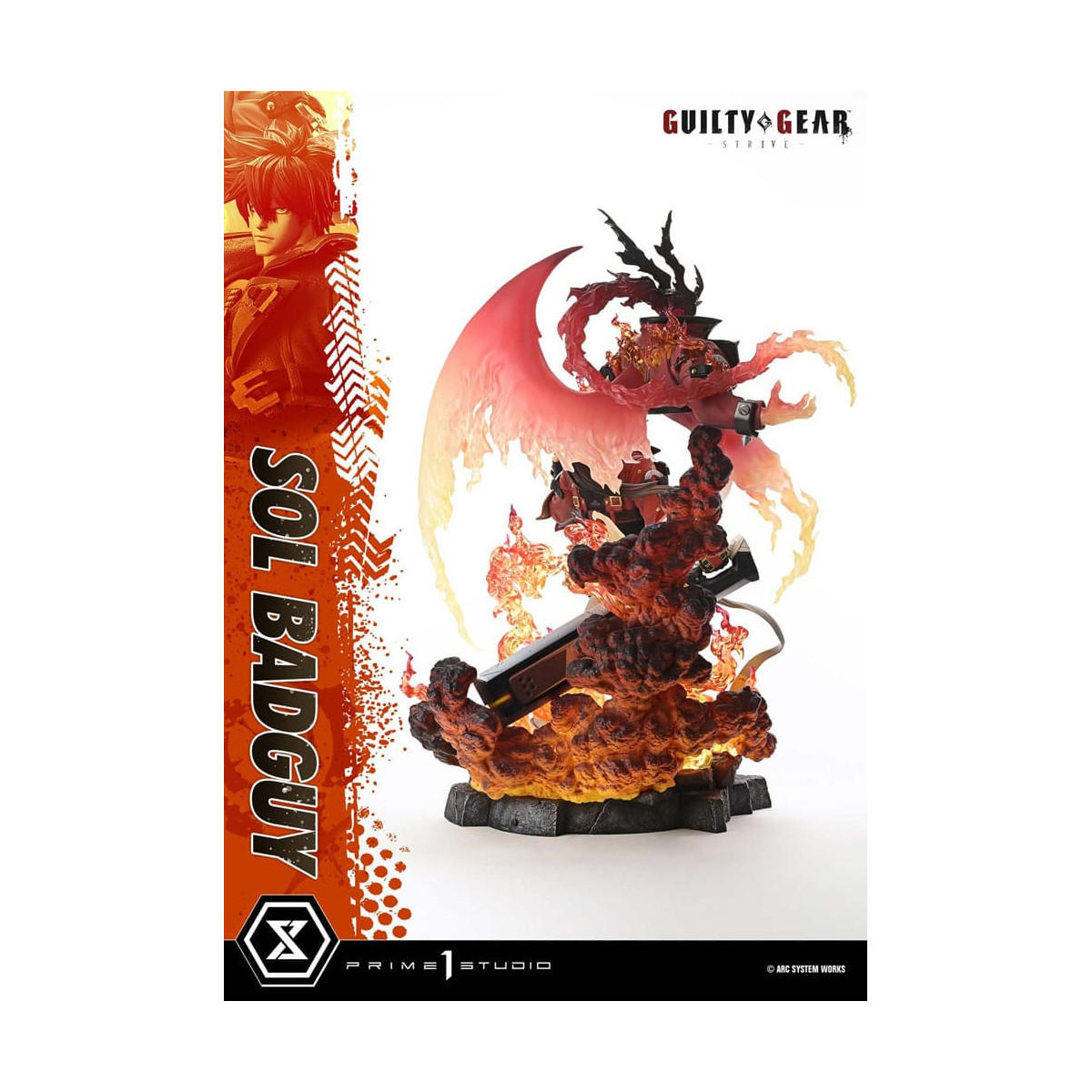 Prime 1 Studio - Guilty gear Strive - Sol Badguy Versione Bonus Serie Premium Masterline 1/4