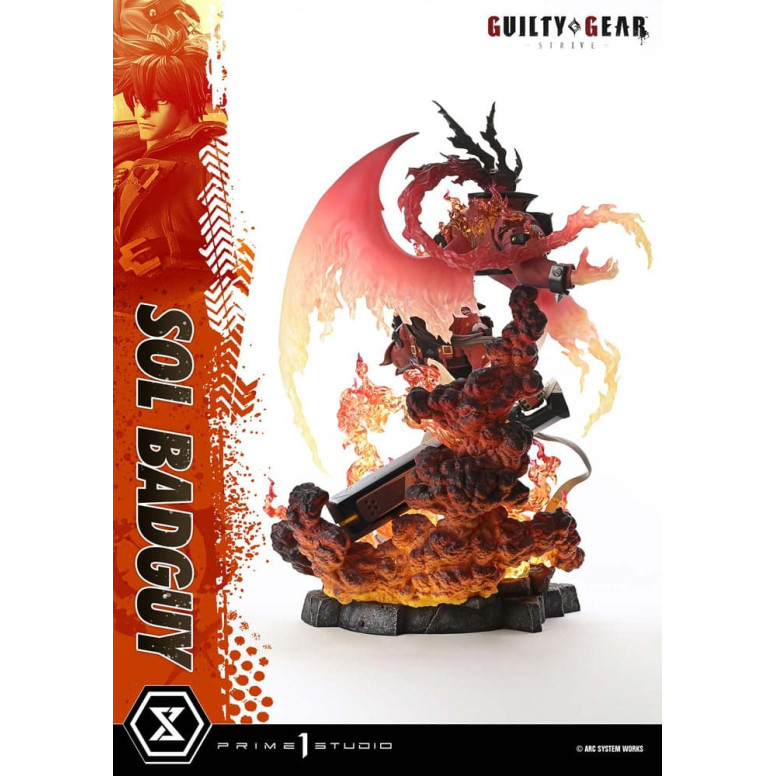 Prime 1 Studio - Guilty gear Strive - Sol Badguy Versione Bonus Serie Premium Masterline 1/4