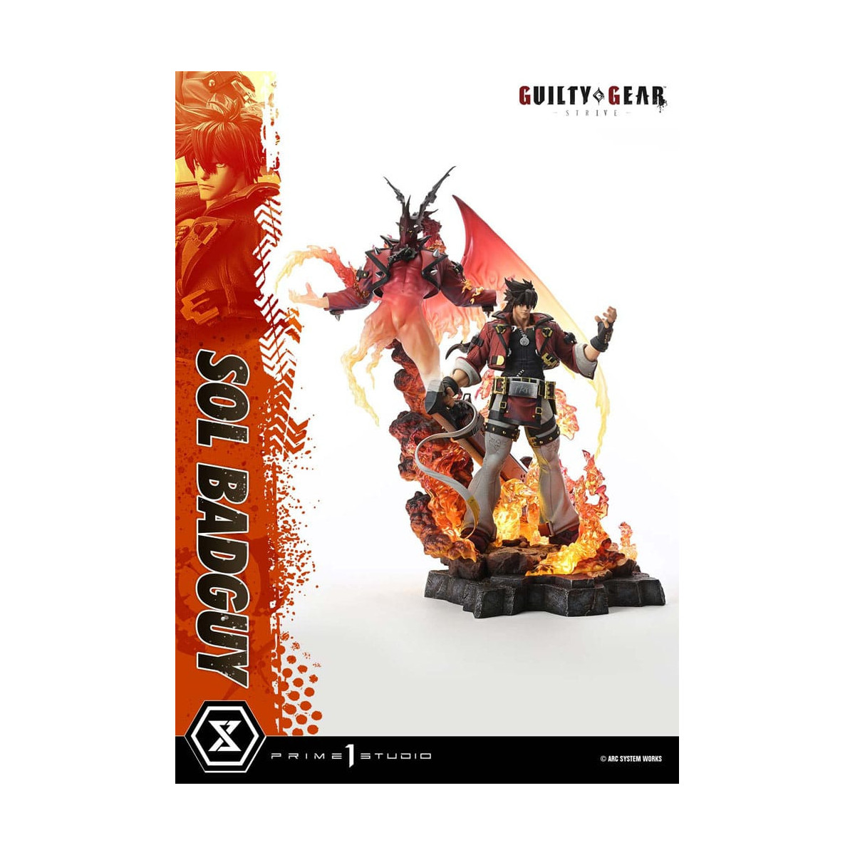 Prime 1 Studio - Guilty gear Strive - Sol Badguy Versione Bonus Serie Premium Masterline 1/4