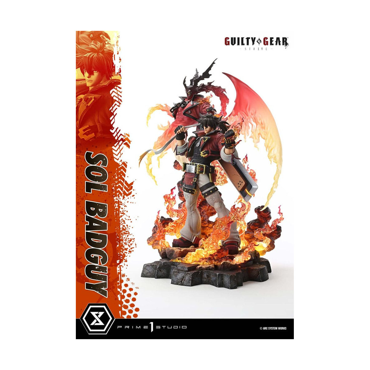 Prime 1 Studio - Guilty gear Strive - Sol Badguy Versione Bonus Serie Premium Masterline 1/4