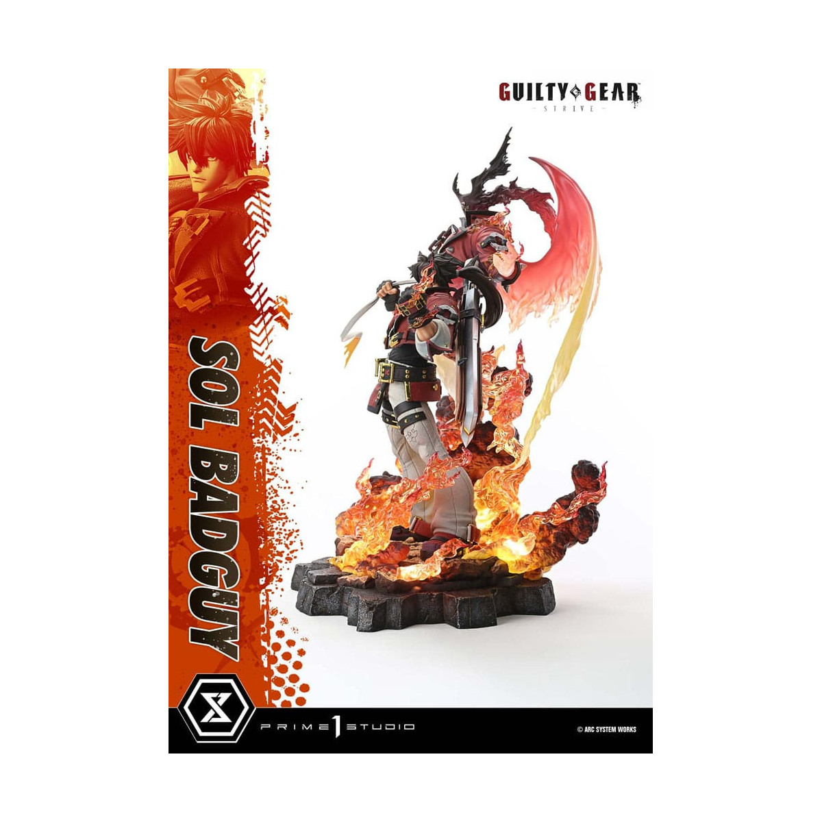 Prime 1 Studio - Guilty gear Strive - Sol Badguy Versione Bonus Serie Premium Masterline 1/4