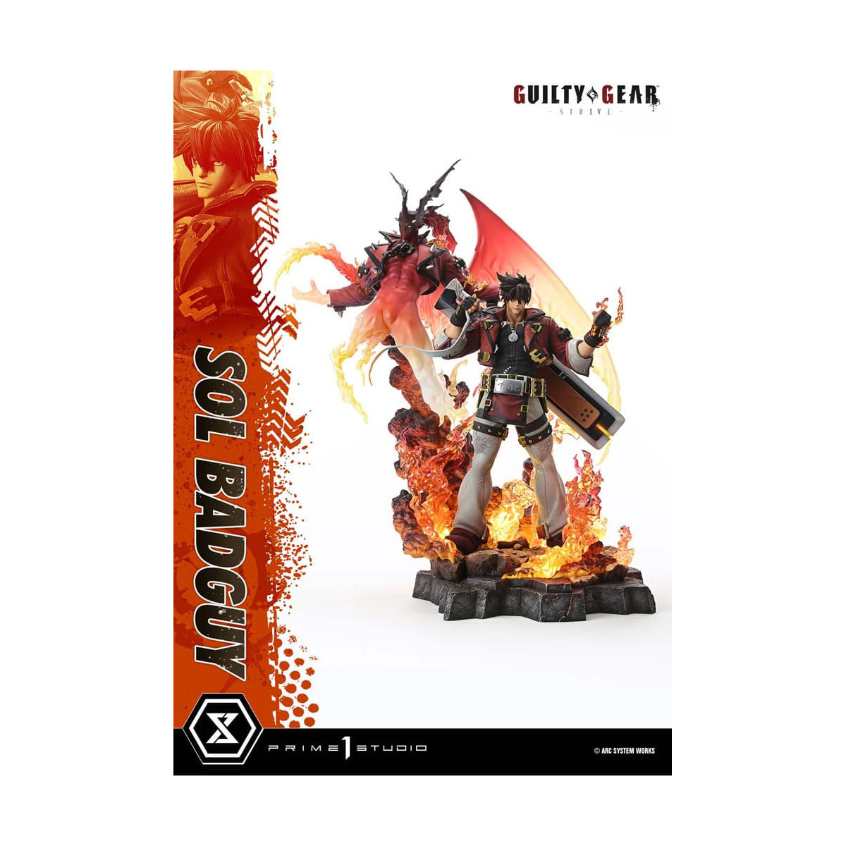 Prime 1 Studio - Guilty gear Strive - Sol Badguy Versione Bonus Serie Premium Masterline 1/4