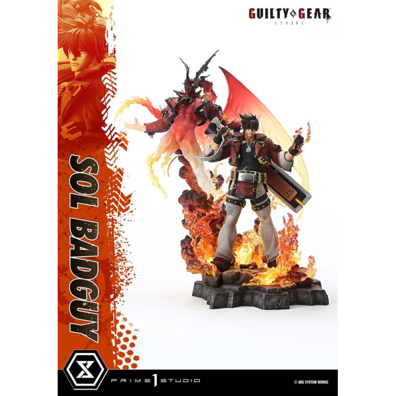 Prime 1 Studio - Guilty gear Strive - Sol Badguy Versione Bonus Serie Premium Masterline 1/4