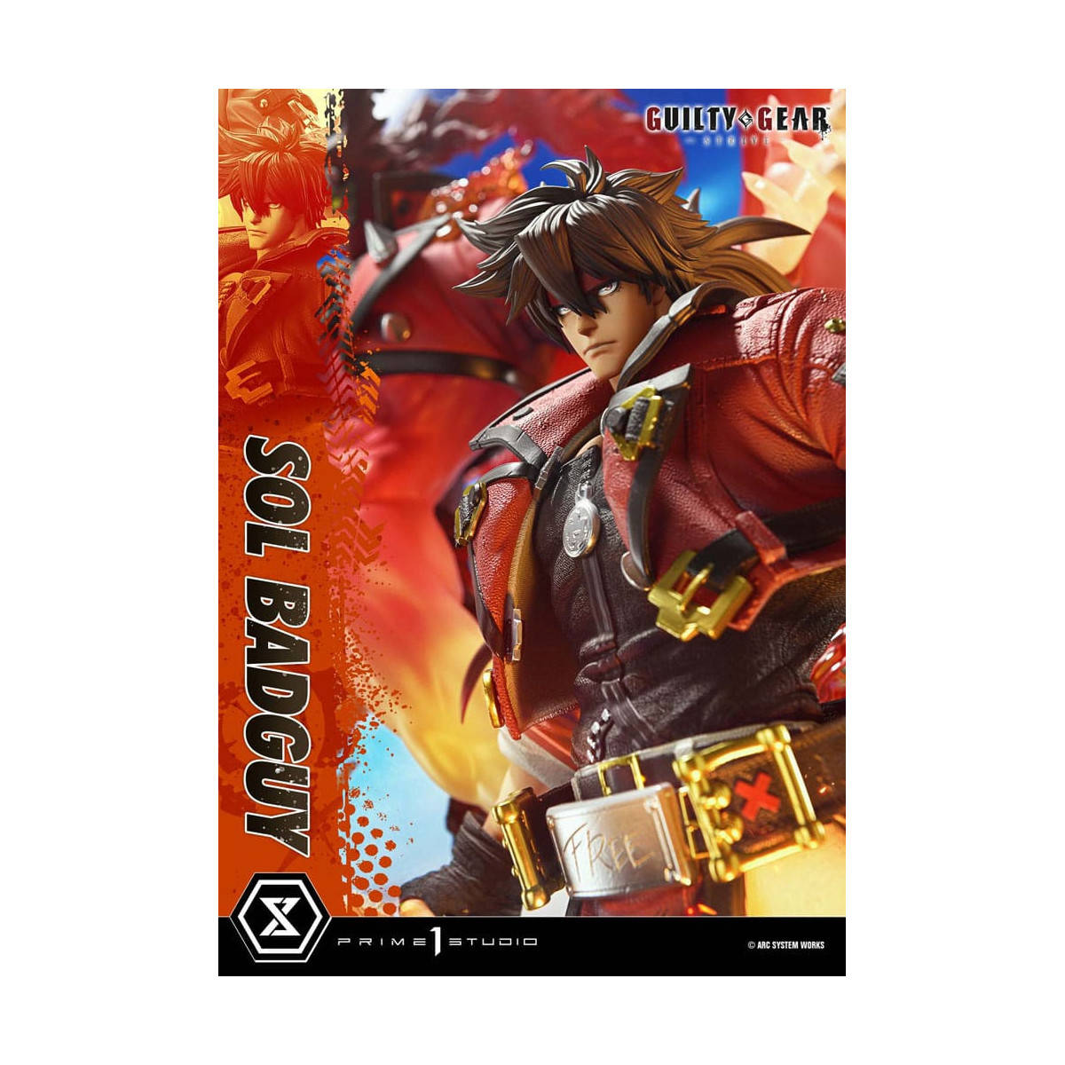 Prime 1 Studio - Guilty gear Strive - Sol Badguy Versione Bonus Serie Premium Masterline 1/4