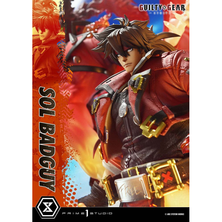 Prime 1 Studio - Guilty gear Strive - Sol Badguy Versione Bonus Serie Premium Masterline 1/4