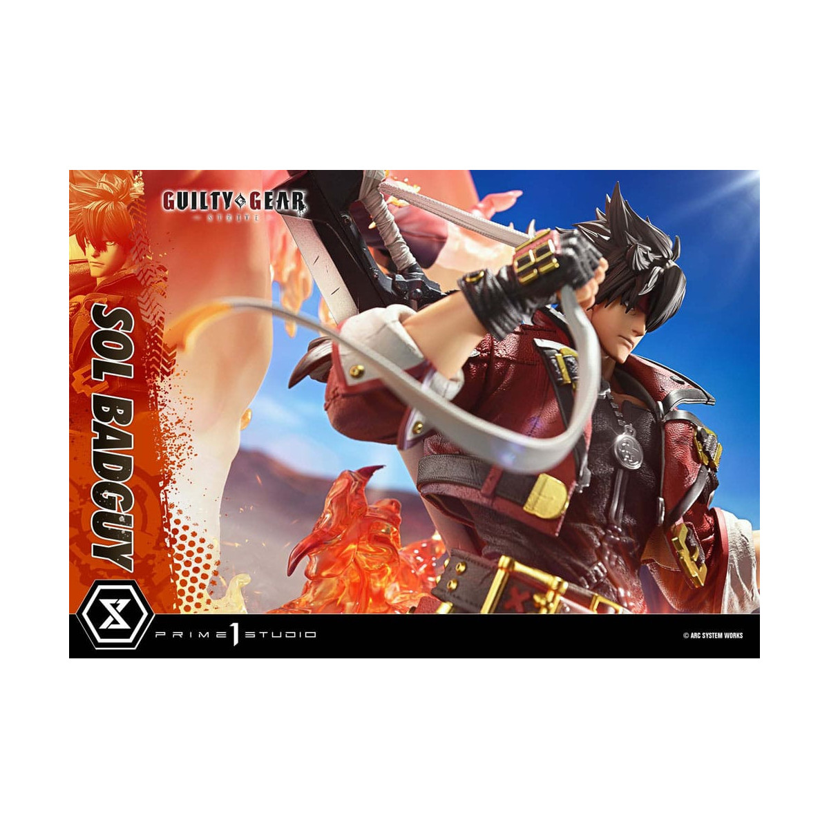 Prime 1 Studio - Guilty gear Strive - Sol Badguy Versione Bonus Serie Premium Masterline 1/4