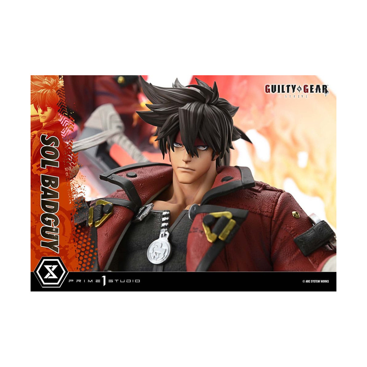 Prime 1 Studio - Guilty gear Strive - Sol Badguy Versione Bonus Serie Premium Masterline 1/4