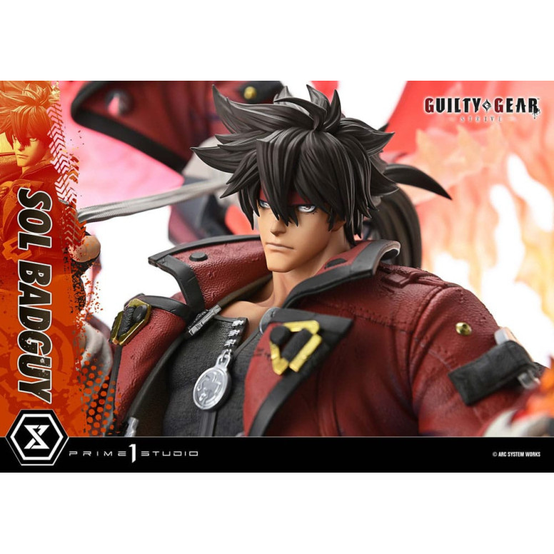 Prime 1 Studio - Guilty gear Strive - Sol Badguy Versione Bonus Serie Premium Masterline 1/4