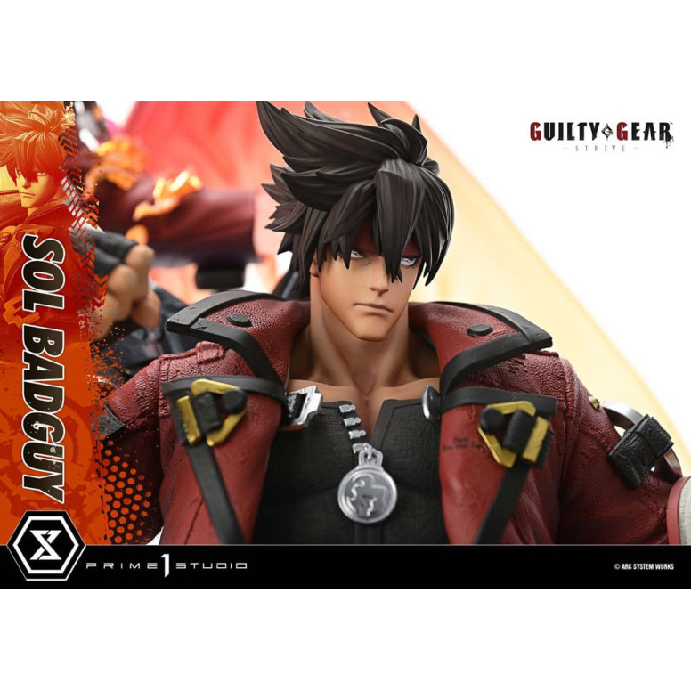 Prime 1 Studio - Guilty gear Strive - Sol Badguy Versione Bonus Serie Premium Masterline 1/4