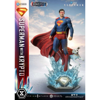 Prime 1 Studio - Superman con versione bonus Krypto - Real Elite Masterline Series 1/3