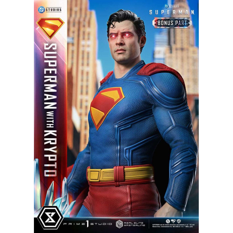 Prime 1 Studio - Superman con versione bonus Krypto - Real Elite Masterline Series 1/3