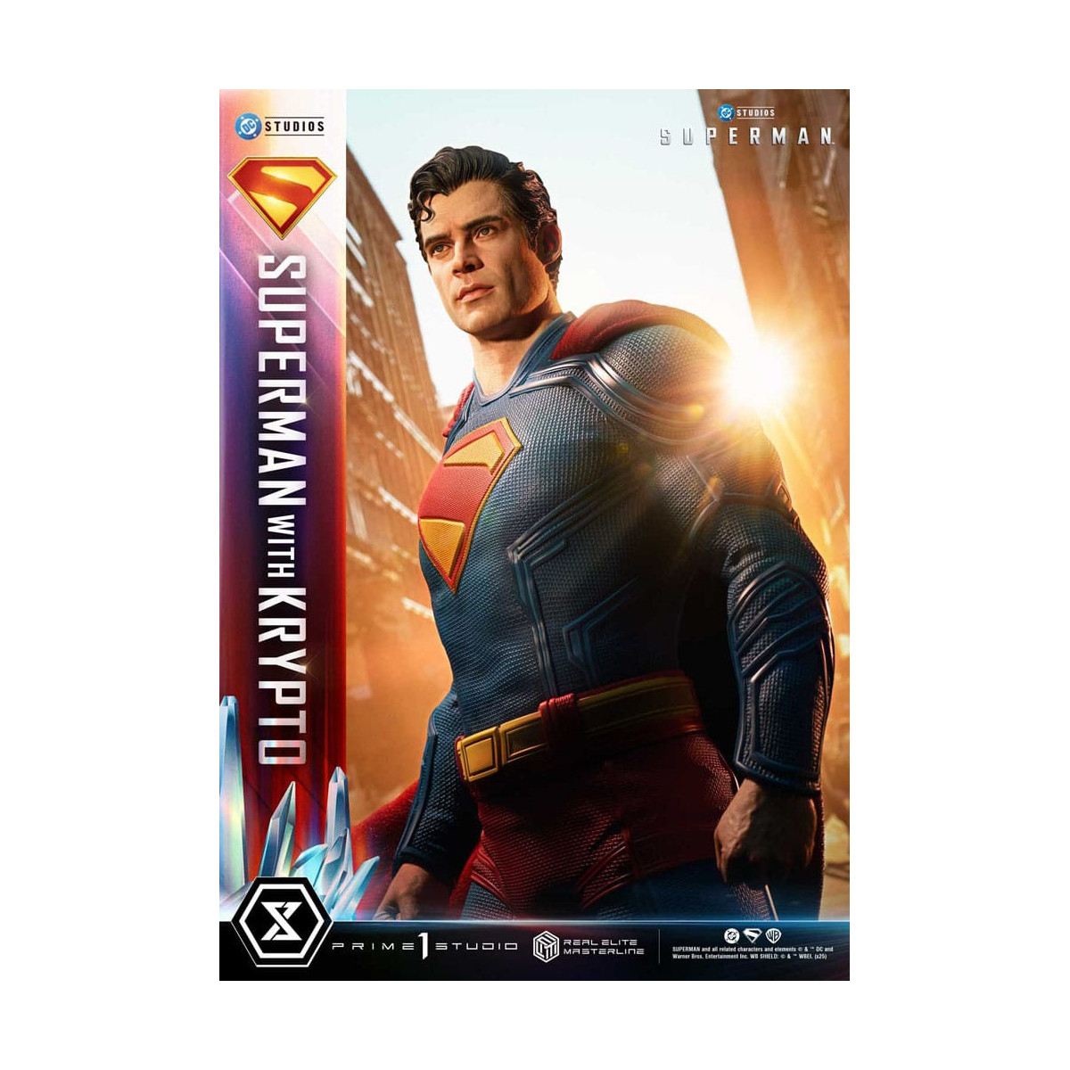 Prime 1 Studio - Superman con versione bonus Krypto - Real Elite Masterline Series 1/3