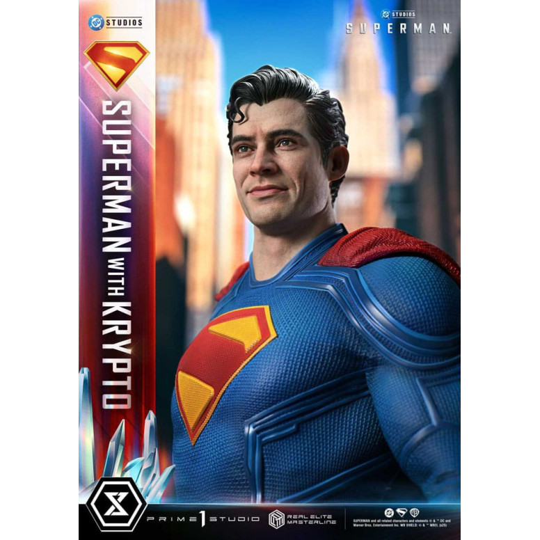 Prime 1 Studio - Superman con versione bonus Krypto - Real Elite Masterline Series 1/3