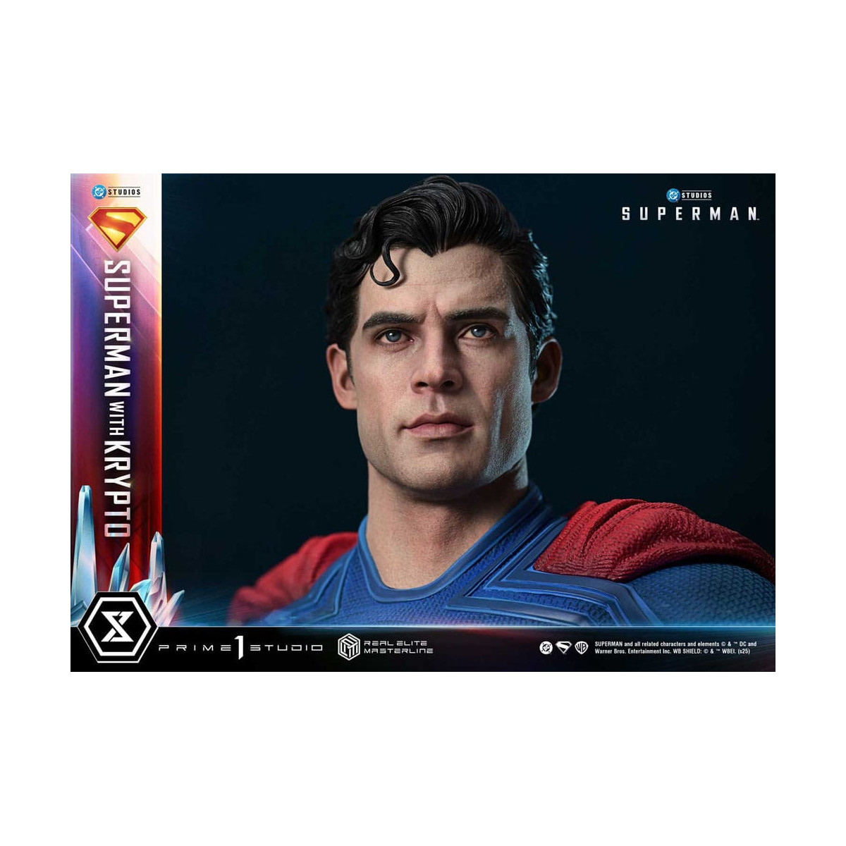 Prime 1 Studio - Superman con versione bonus Krypto - Real Elite Masterline Series 1/3