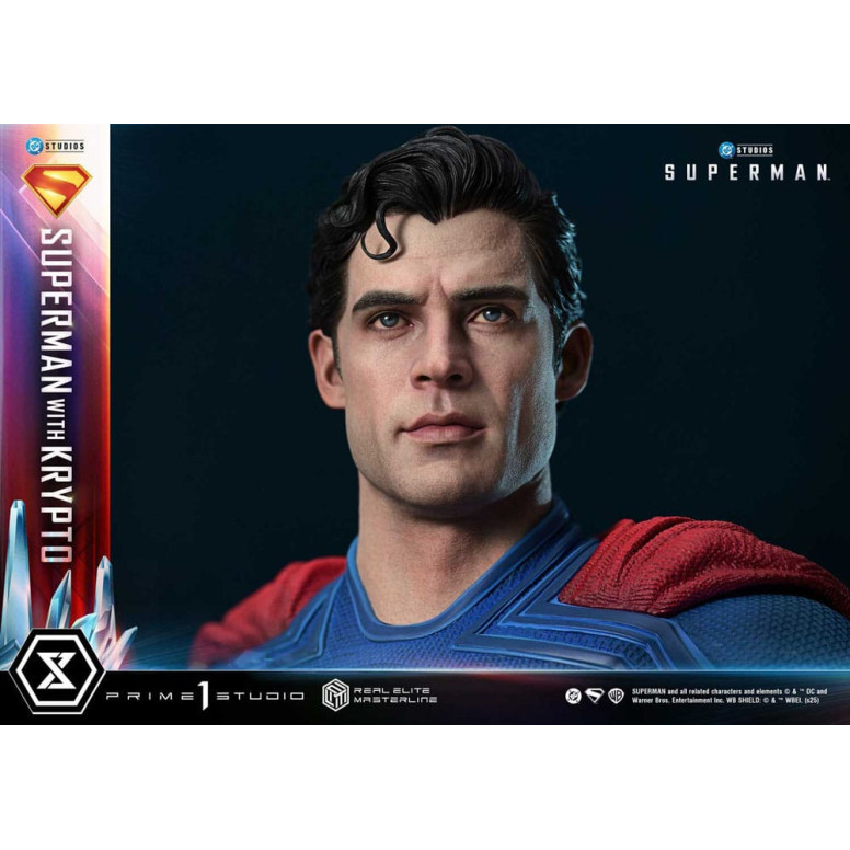 Prime 1 Studio - Superman con versione bonus Krypto - Real Elite Masterline Series 1/3