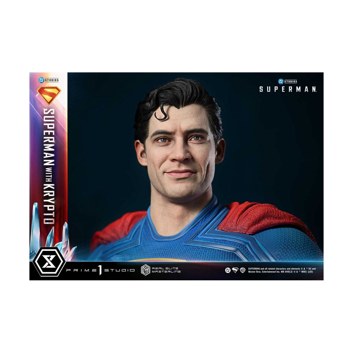 Prime 1 Studio - Superman con versione bonus Krypto - Real Elite Masterline Series 1/3