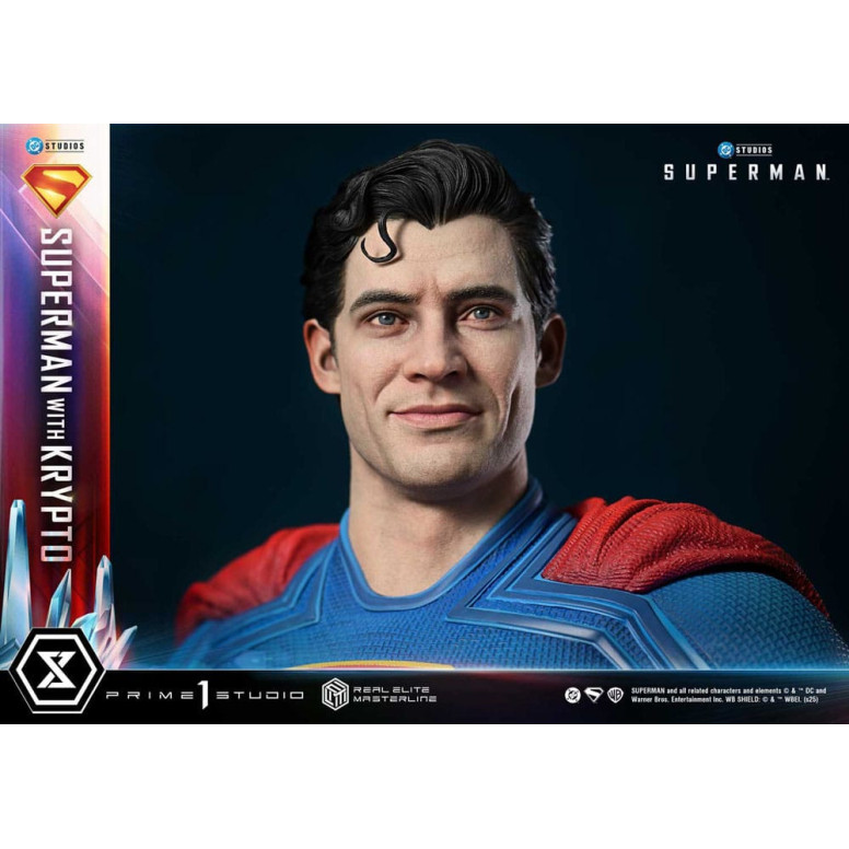 Prime 1 Studio - Superman con versione bonus Krypto - Real Elite Masterline Series 1/3