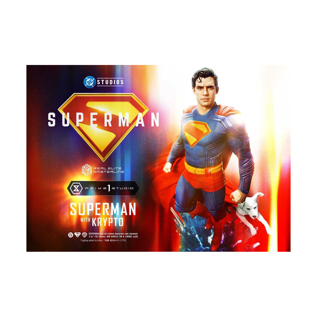 Prime 1 Studio - Superman con Krypto - Real Elite Masterline Serie 1/3