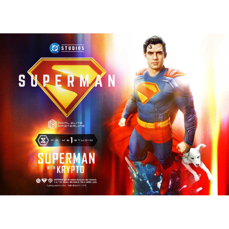 Prime 1 Studio - Superman con Krypto - Real Elite Masterline Serie 1/3
