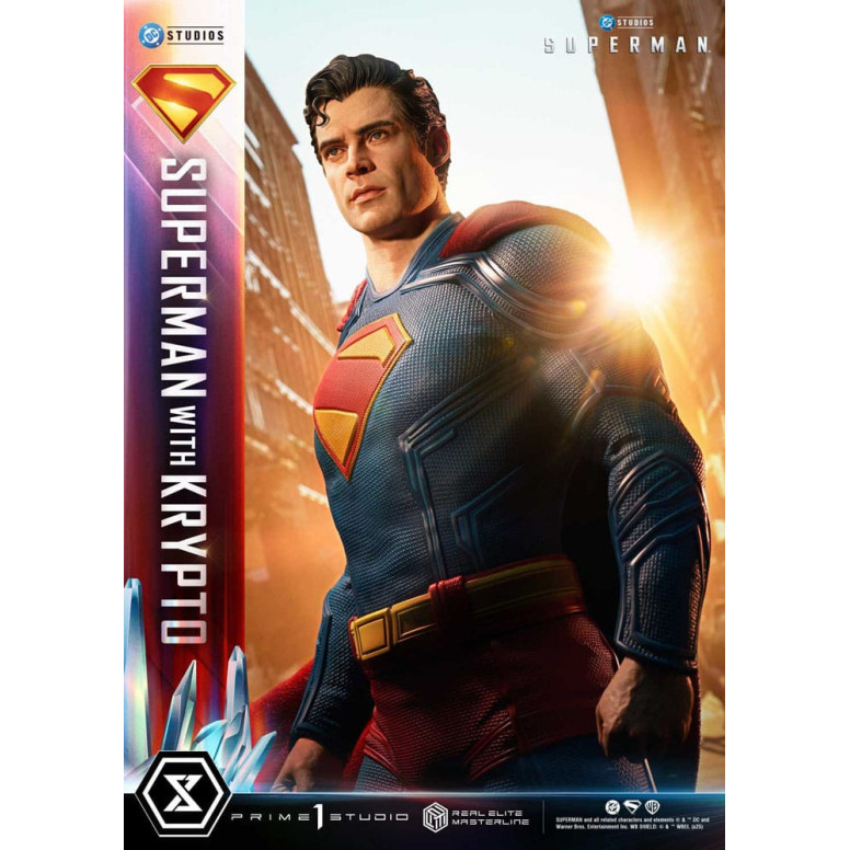 Prime 1 Studio - Superman con Krypto - Real Elite Masterline Serie 1/3