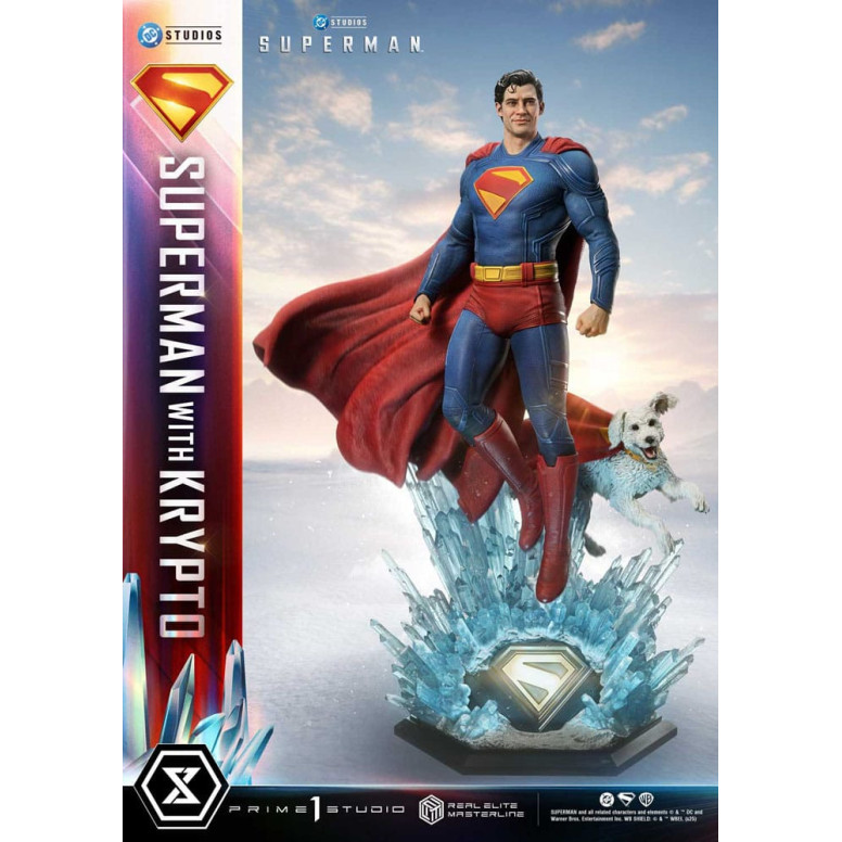 Prime 1 Studio - Superman con Krypto - Real Elite Masterline Serie 1/3