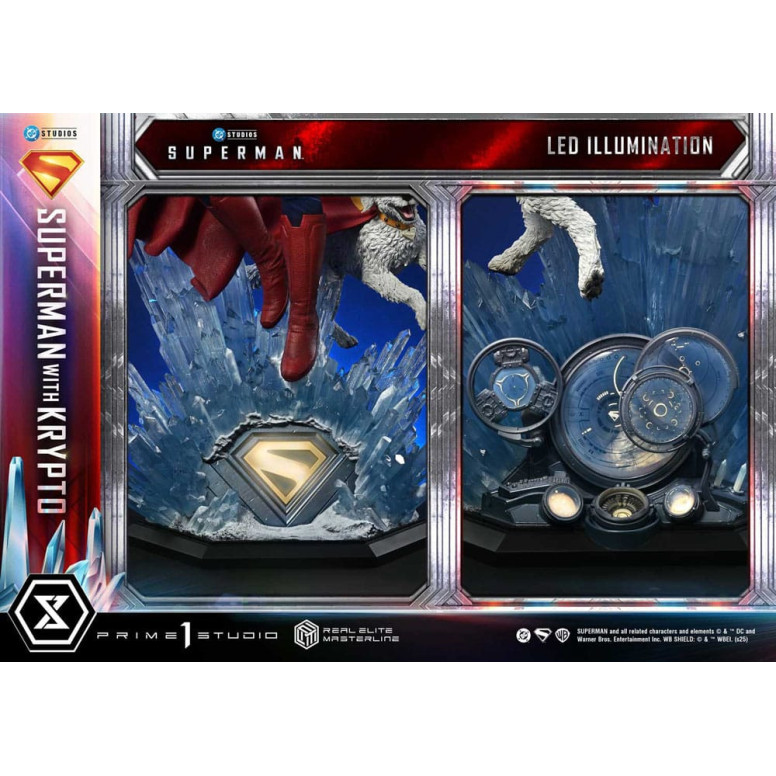 Prime 1 Studio - Superman con Krypto - Real Elite Masterline Serie 1/3