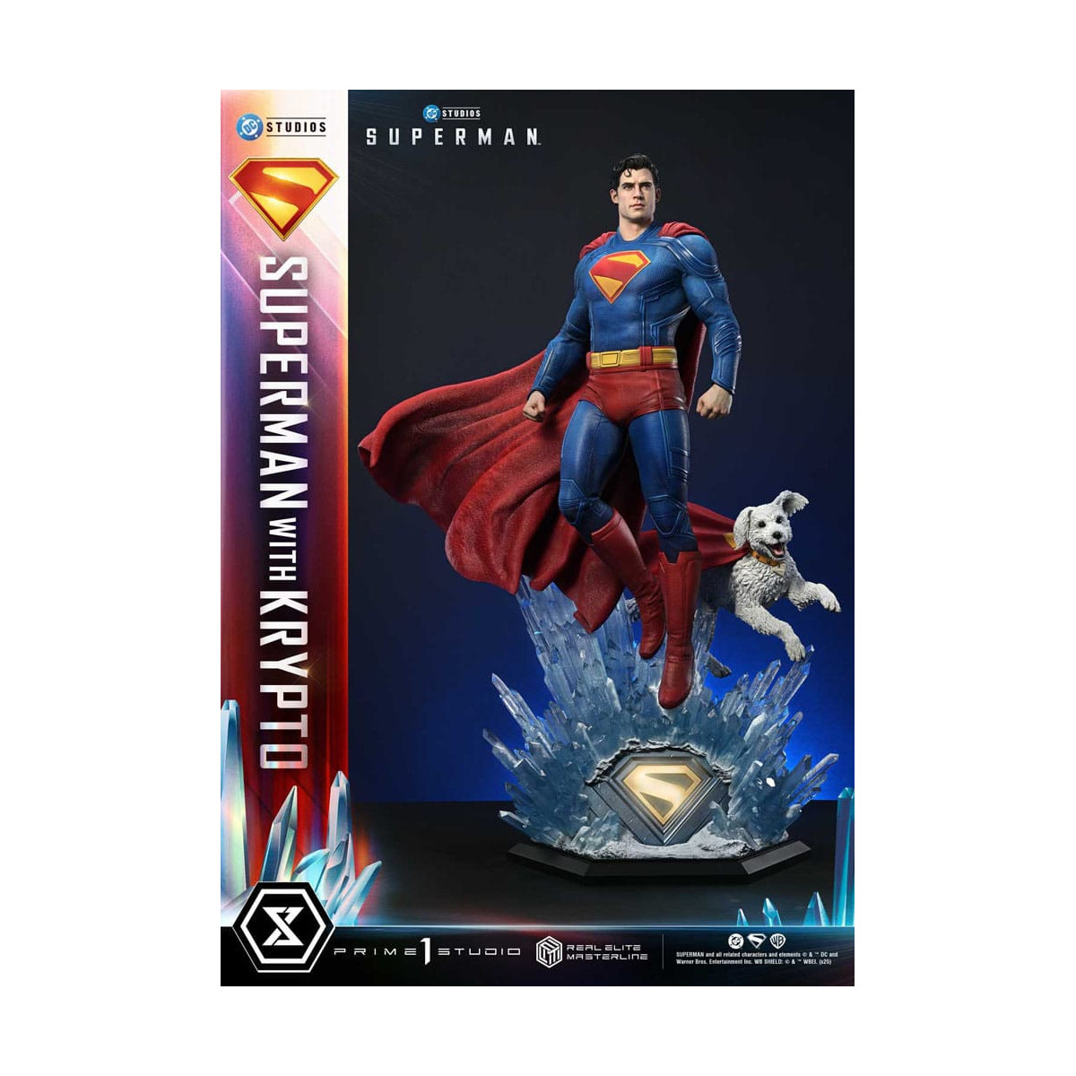 Prime 1 Studio - Superman con Krypto - Real Elite Masterline Serie 1/3