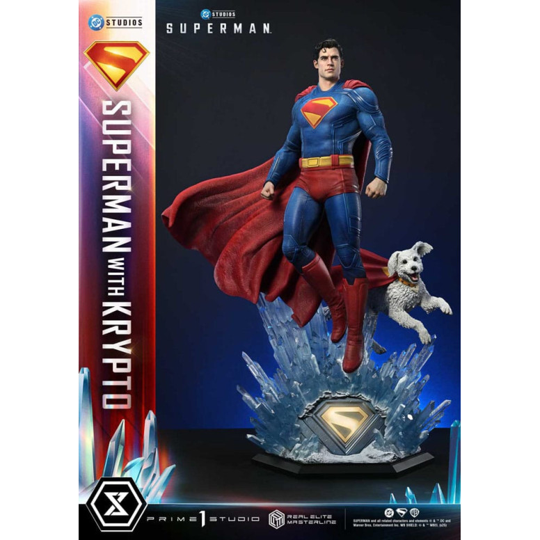 Prime 1 Studio - Superman con Krypto - Real Elite Masterline Serie 1/3