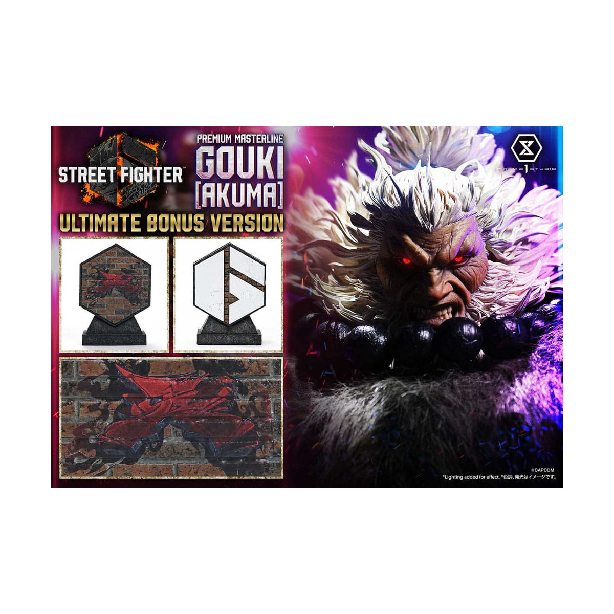 Prime 1 Studio - Street Fighter 6 - Akuma Ultimate Bonus Version Serie Premium Masterline 1/4