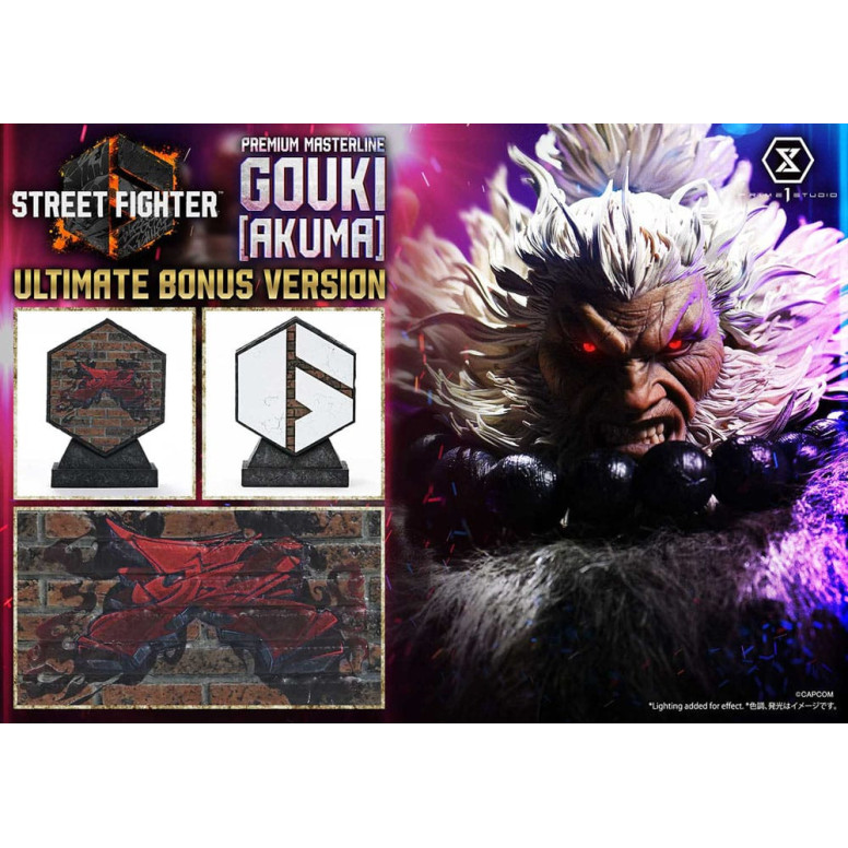 Prime 1 Studio - Street Fighter 6 - Akuma Ultimate Bonus Version Serie Premium Masterline 1/4