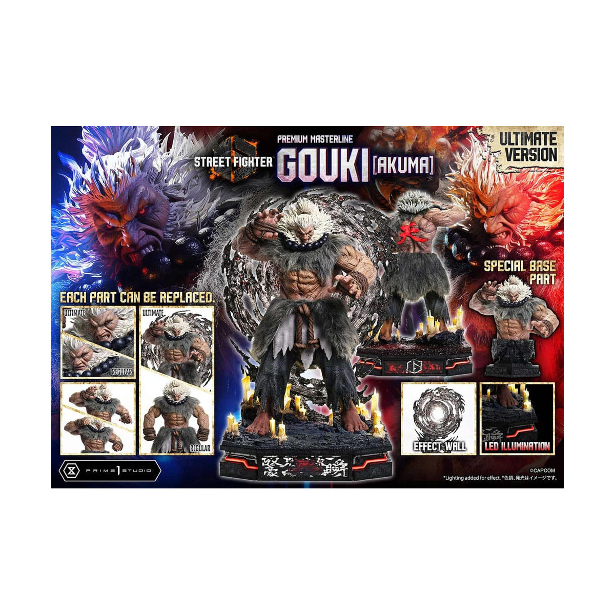 Prime 1 Studio - Street Fighter 6 - Akuma Ultimate Version Serie Premium Masterline 1/4
