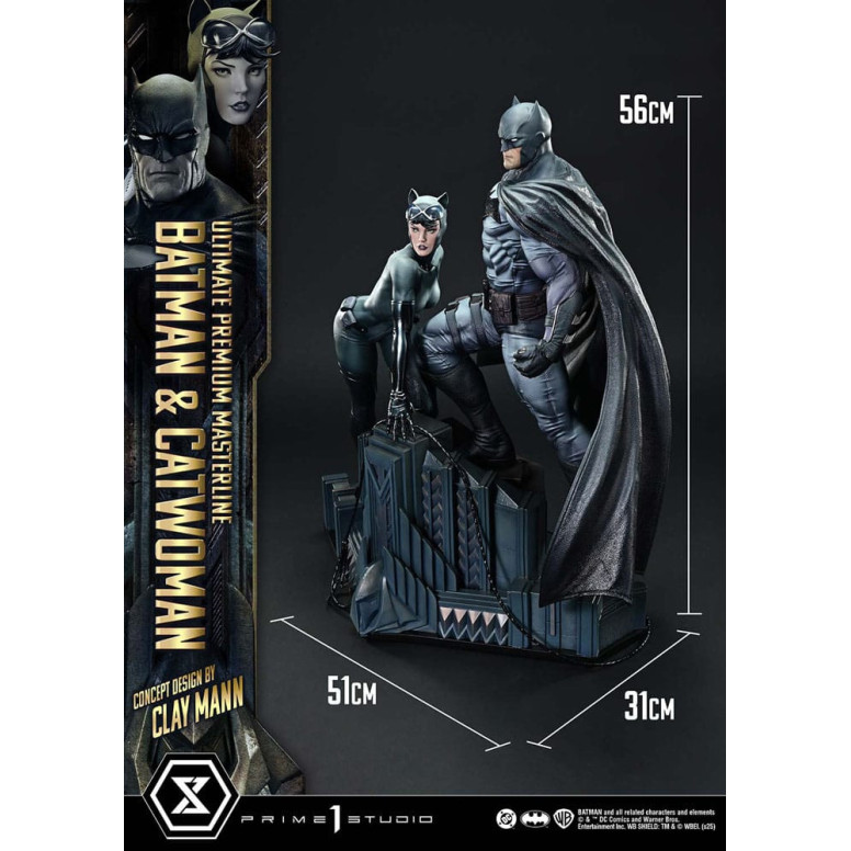 Prime 1 Studio - Batman e Catwoman (design concettuale di Clay Mann) - Ultimate Premium Masterline Series 1/4