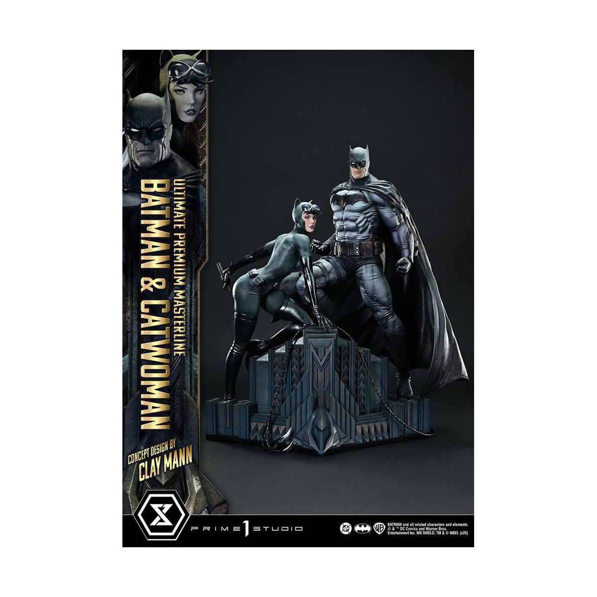 Prime 1 Studio - Batman e Catwoman (design concettuale di Clay Mann) Versione bonus - Serie Ultimate Premium Masterline 1/4