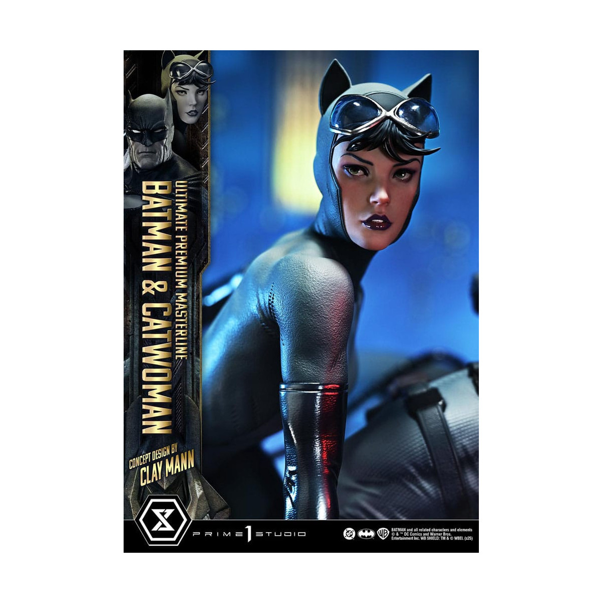 Prime 1 Studio - Batman e Catwoman (design concettuale di Clay Mann) Versione bonus - Serie Ultimate Premium Masterline 1/4