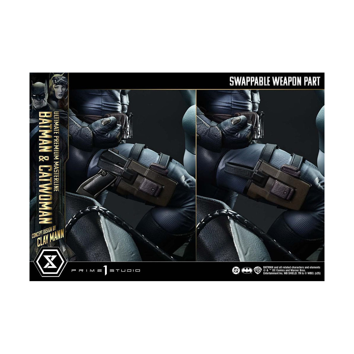 Prime 1 Studio - Batman e Catwoman (design concettuale di Clay Mann) Versione bonus - Serie Ultimate Premium Masterline 1/4