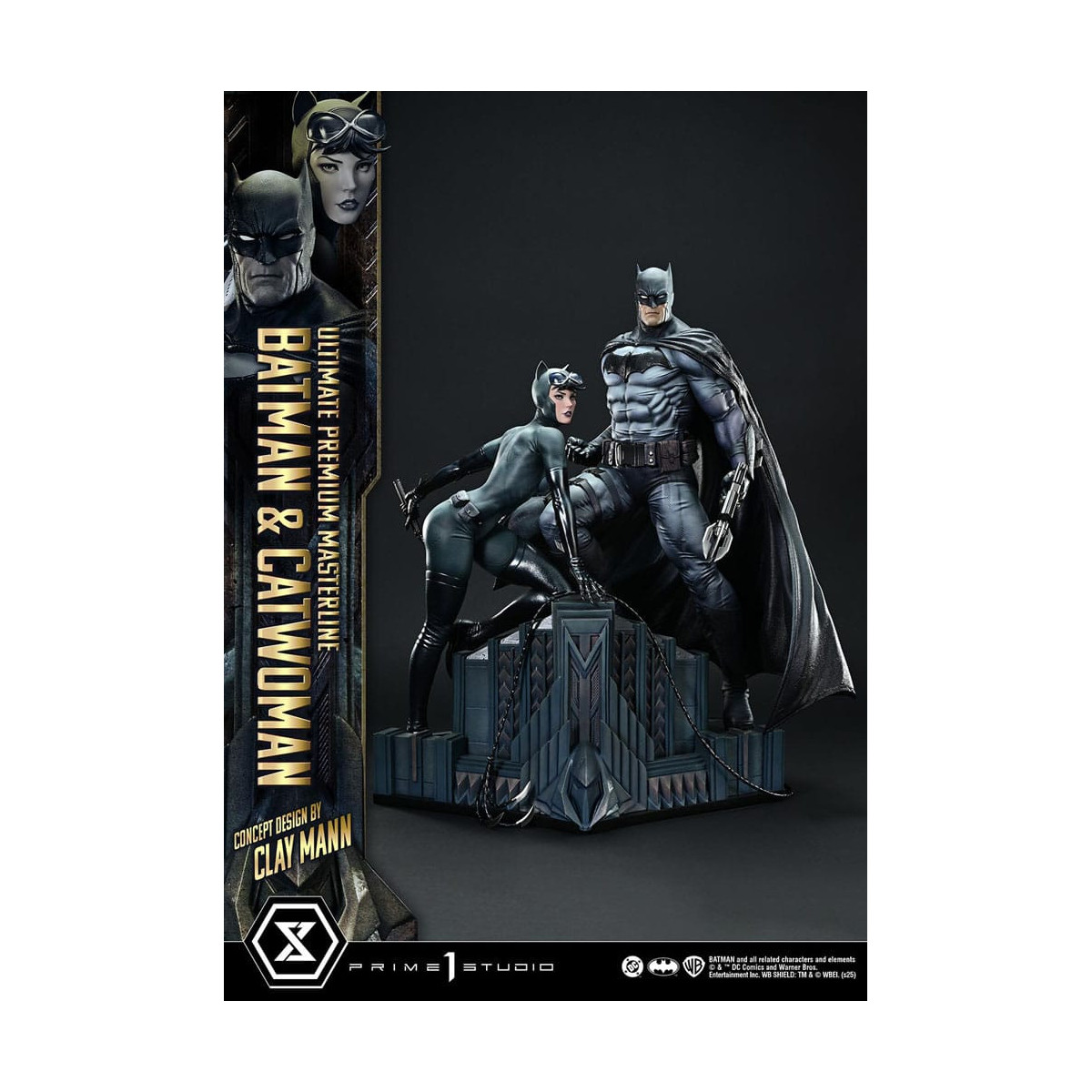 Prime 1 Studio - Batman e Catwoman (design concettuale di Clay Mann) Versione bonus - Serie Ultimate Premium Masterline 1/4