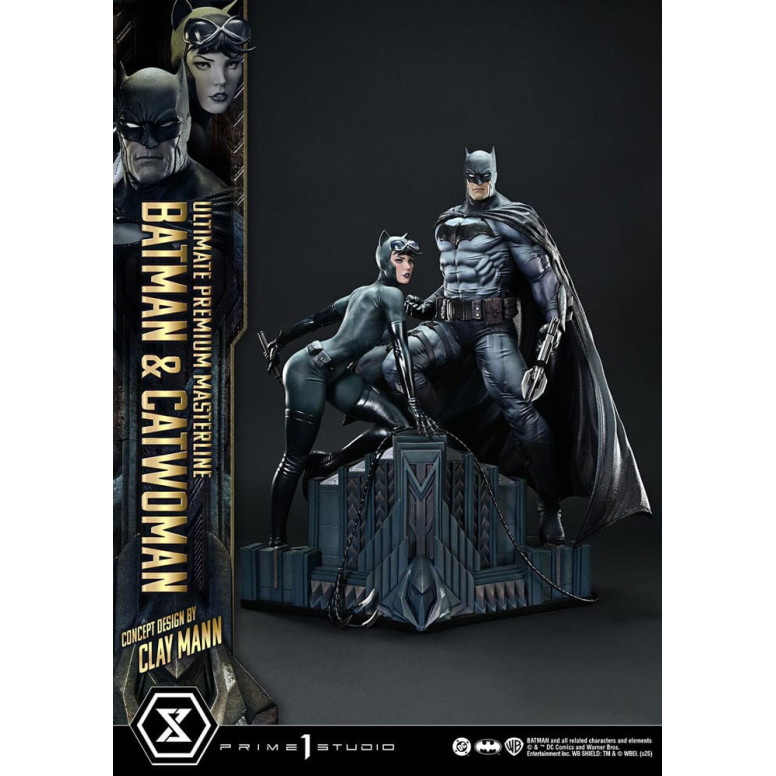 Prime 1 Studio - Batman e Catwoman (design concettuale di Clay Mann) Versione bonus - Serie Ultimate Premium Masterline 1/4