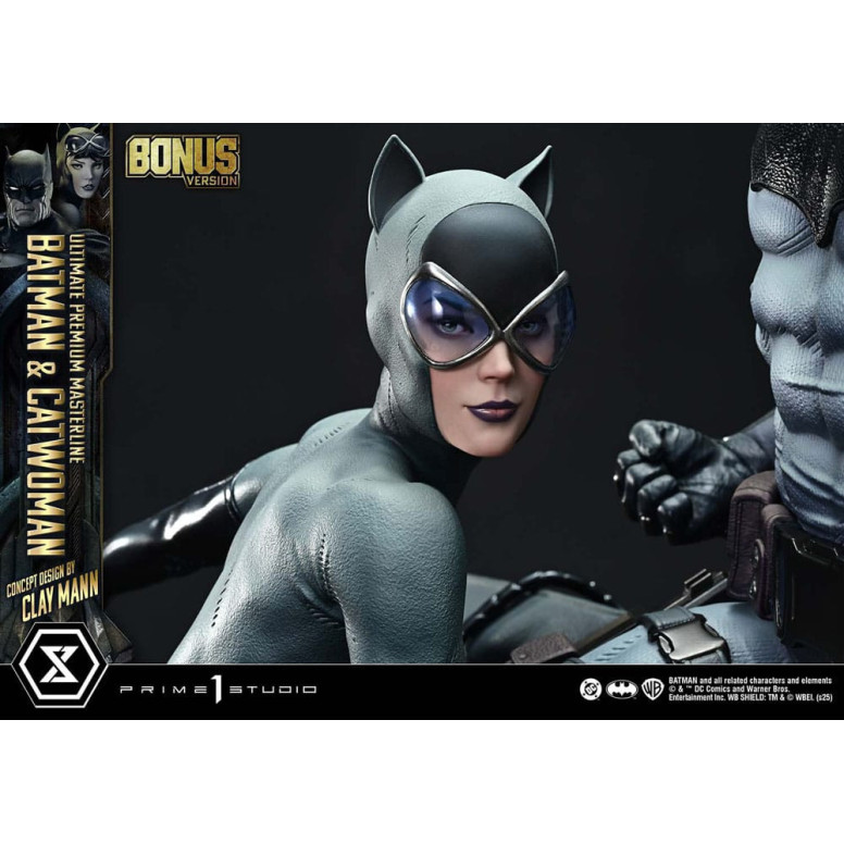 Prime 1 Studio - Batman e Catwoman (design concettuale di Clay Mann) Versione bonus - Serie Ultimate Premium Masterline 1/4