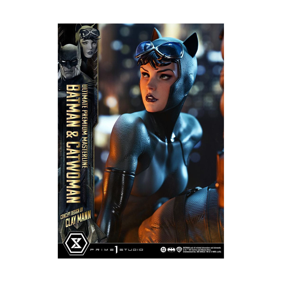 Prime 1 Studio - Batman e Catwoman (design concettuale di Clay Mann) Versione bonus - Serie Ultimate Premium Masterline 1/4
