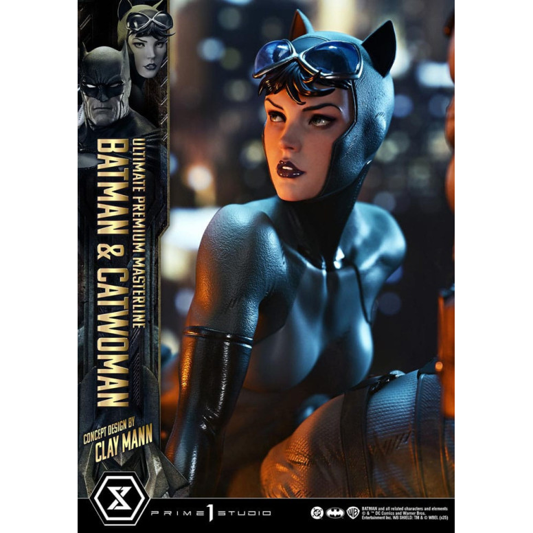 Prime 1 Studio - Batman e Catwoman (design concettuale di Clay Mann) Versione bonus - Serie Ultimate Premium Masterline 1/4