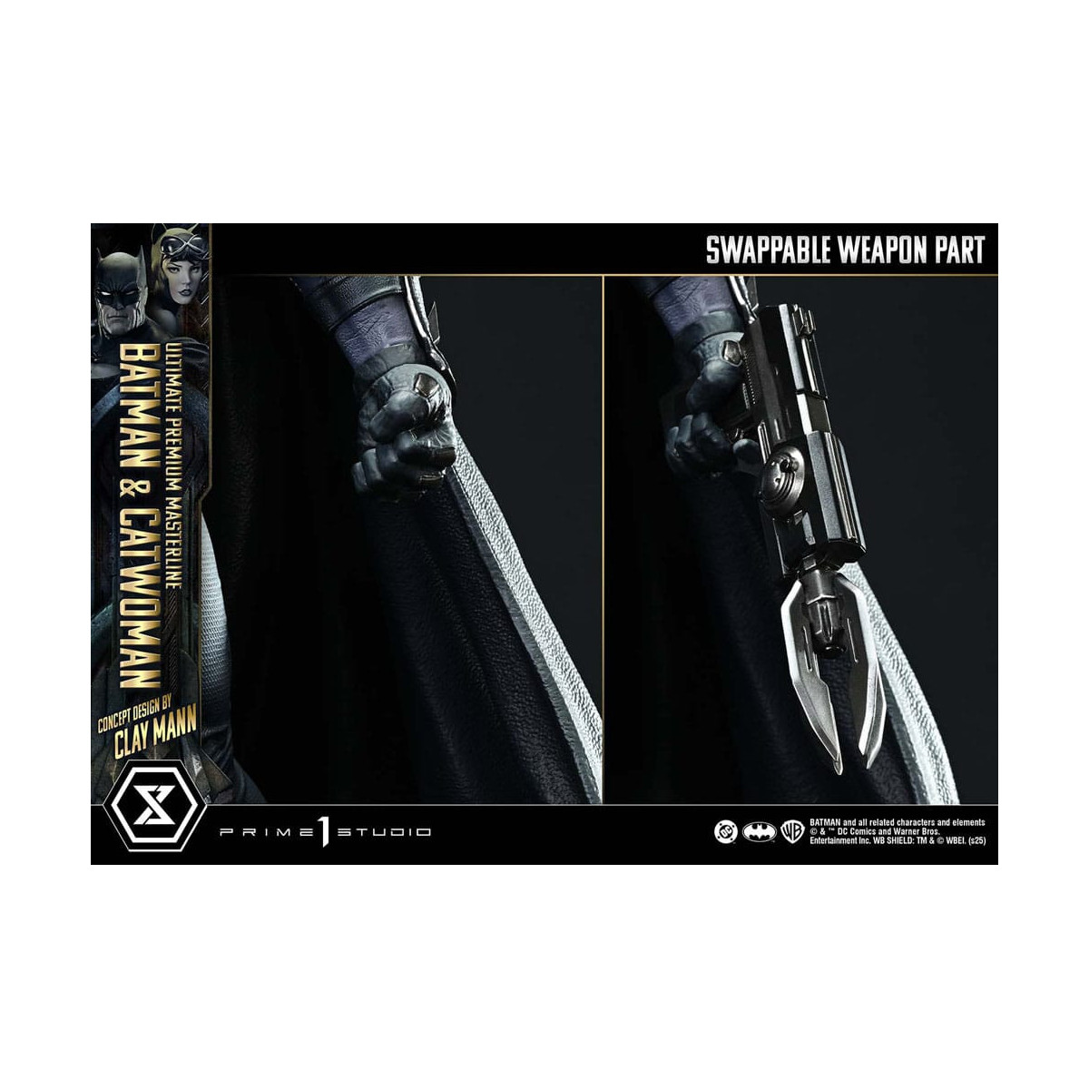 Prime 1 Studio - Batman e Catwoman (design concettuale di Clay Mann) Versione bonus - Serie Ultimate Premium Masterline 1/4