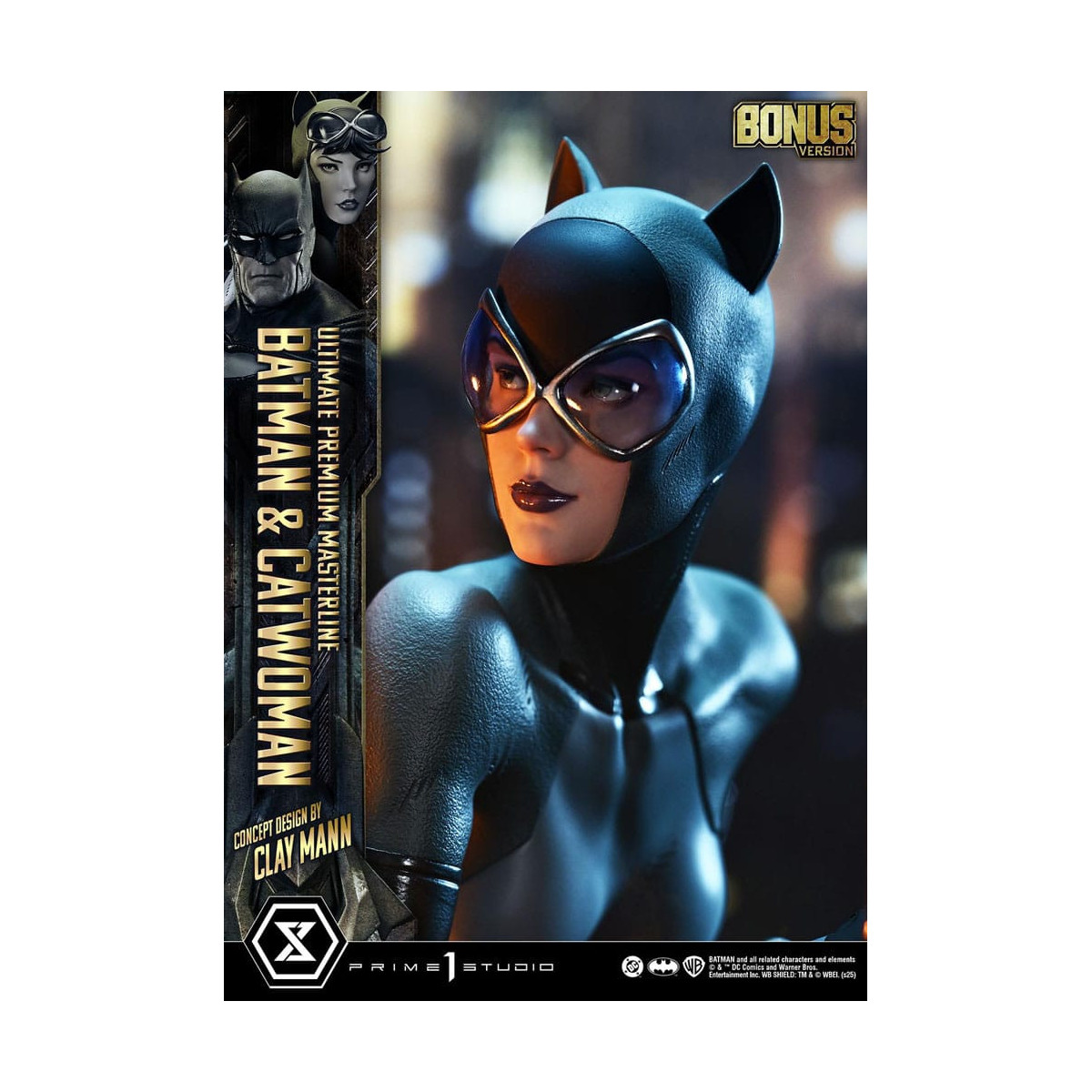 Prime 1 Studio - Batman e Catwoman (design concettuale di Clay Mann) Versione bonus - Serie Ultimate Premium Masterline 1/4