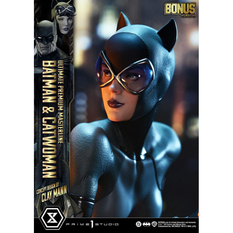 Prime 1 Studio - Batman e Catwoman (design concettuale di Clay Mann) Versione bonus - Serie Ultimate Premium Masterline 1/4