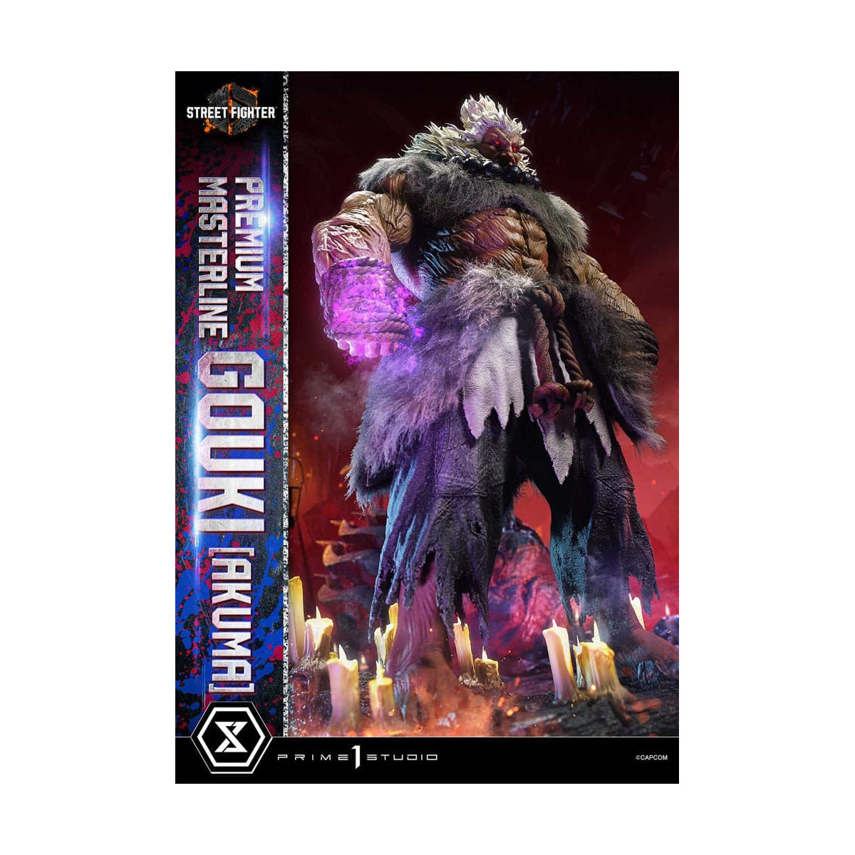 Prime 1 Studio - Street Fighter 6 - Akuma Versione regolare Serie Premium Masterline 1/4