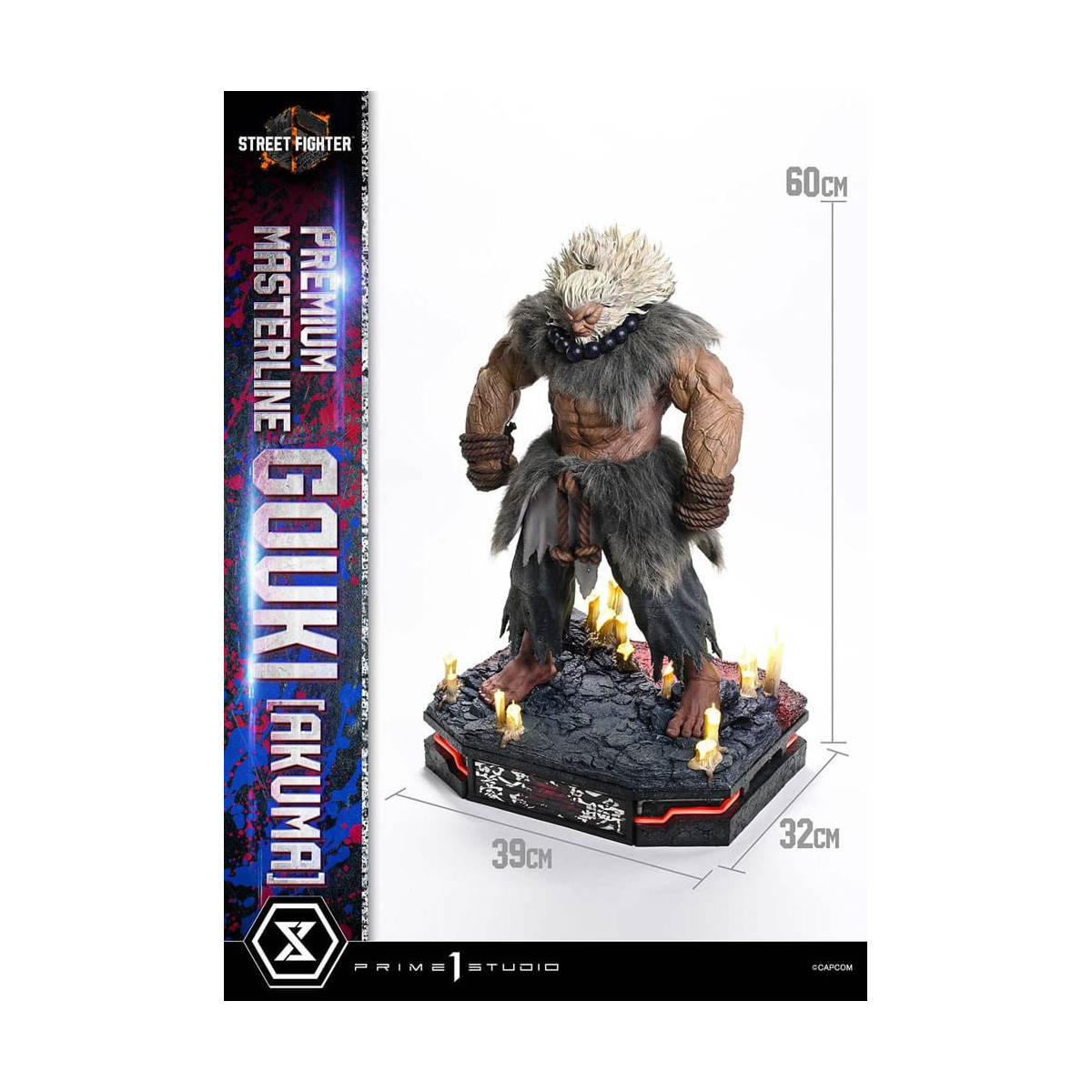 Prime 1 Studio - Street Fighter 6 - Akuma Versione regolare Serie Premium Masterline 1/4