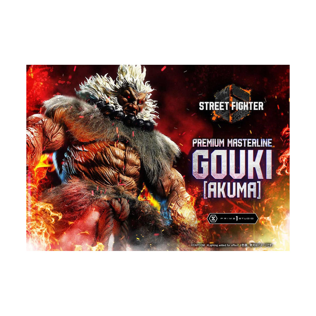 Prime 1 Studio - Street Fighter 6 - Akuma Versione regolare Serie Premium Masterline 1/4