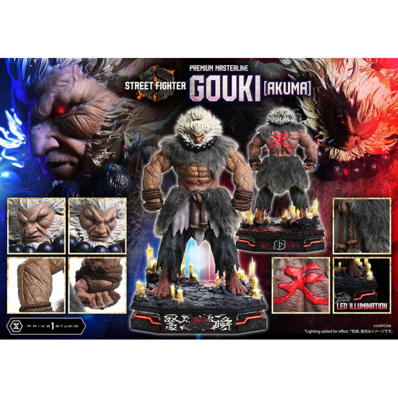 Prime 1 Studio - Street Fighter 6 - Akuma Versione regolare Serie Premium Masterline 1/4